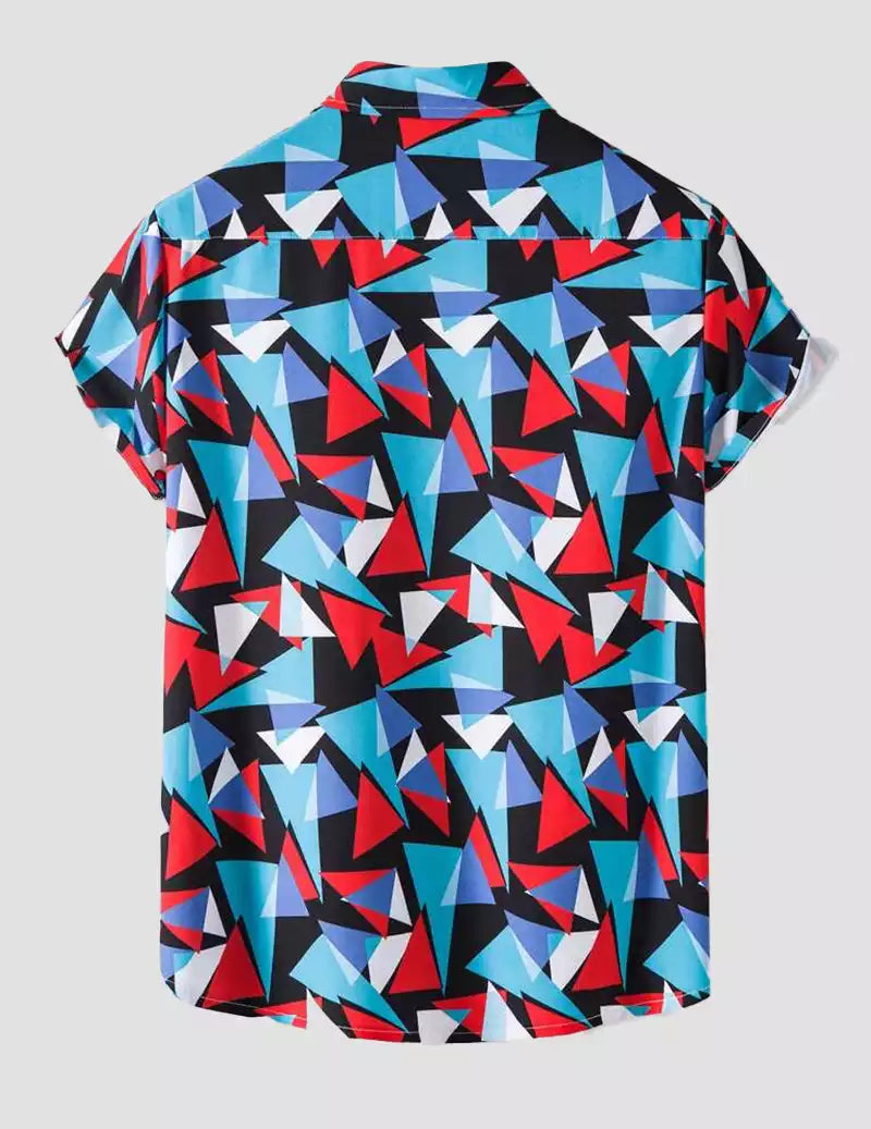 Horrifying Beach and casual Multicolor Printed Shirt Cotton Material Half Sleeves Mens RoscoeShirts