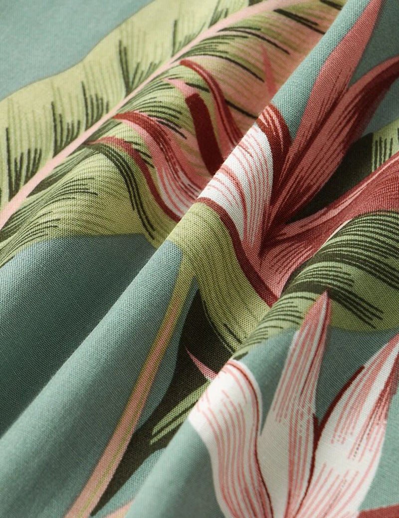 Poly Cotton Digital Printed Half Sleeve Shirt With Pocket For Men RoscoeShirts