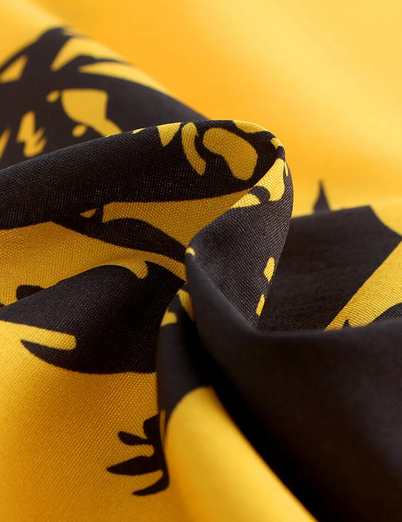 Mens Cool Beach Tropical Printed Chest Pocket Turn Down Collar Short Sleeve Shirts RoscoeShirts