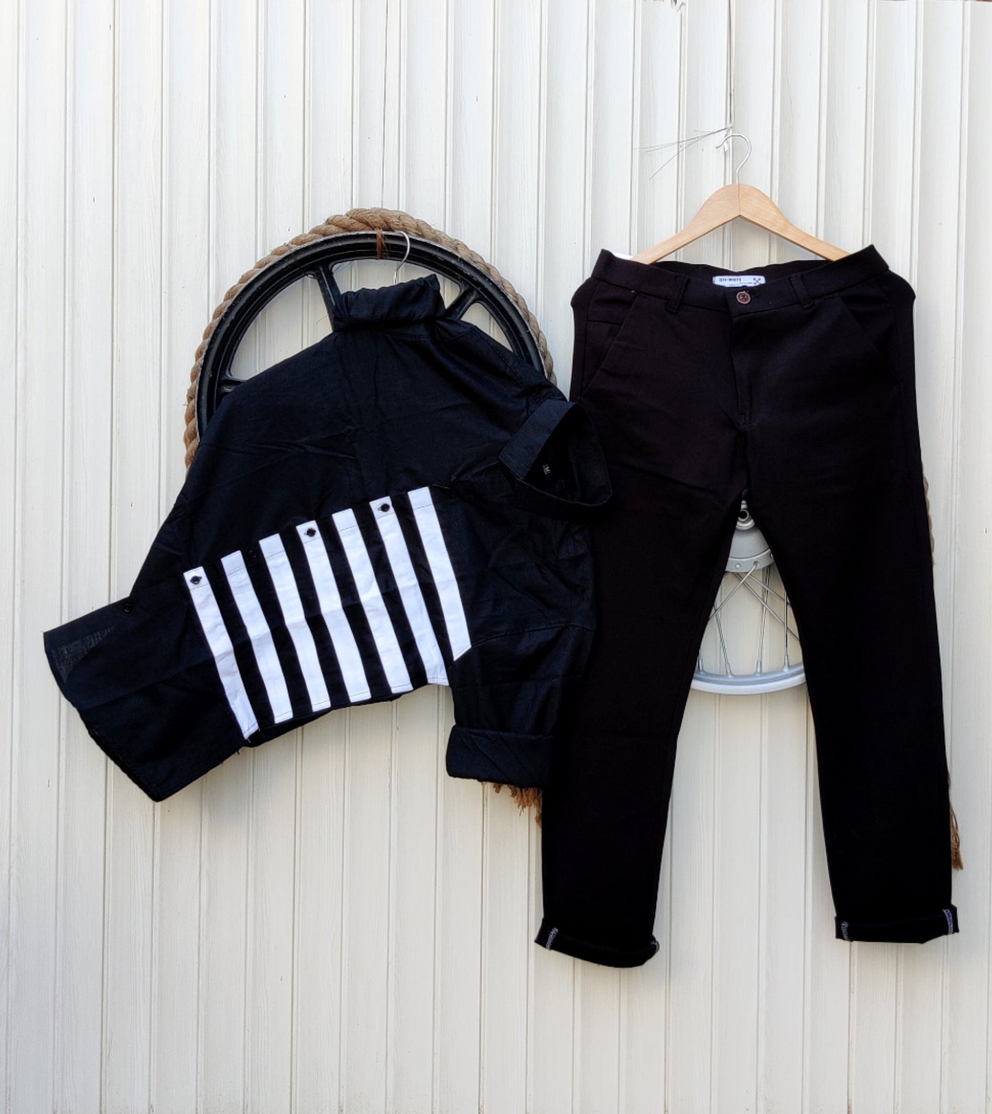 designer top and bottom set for men