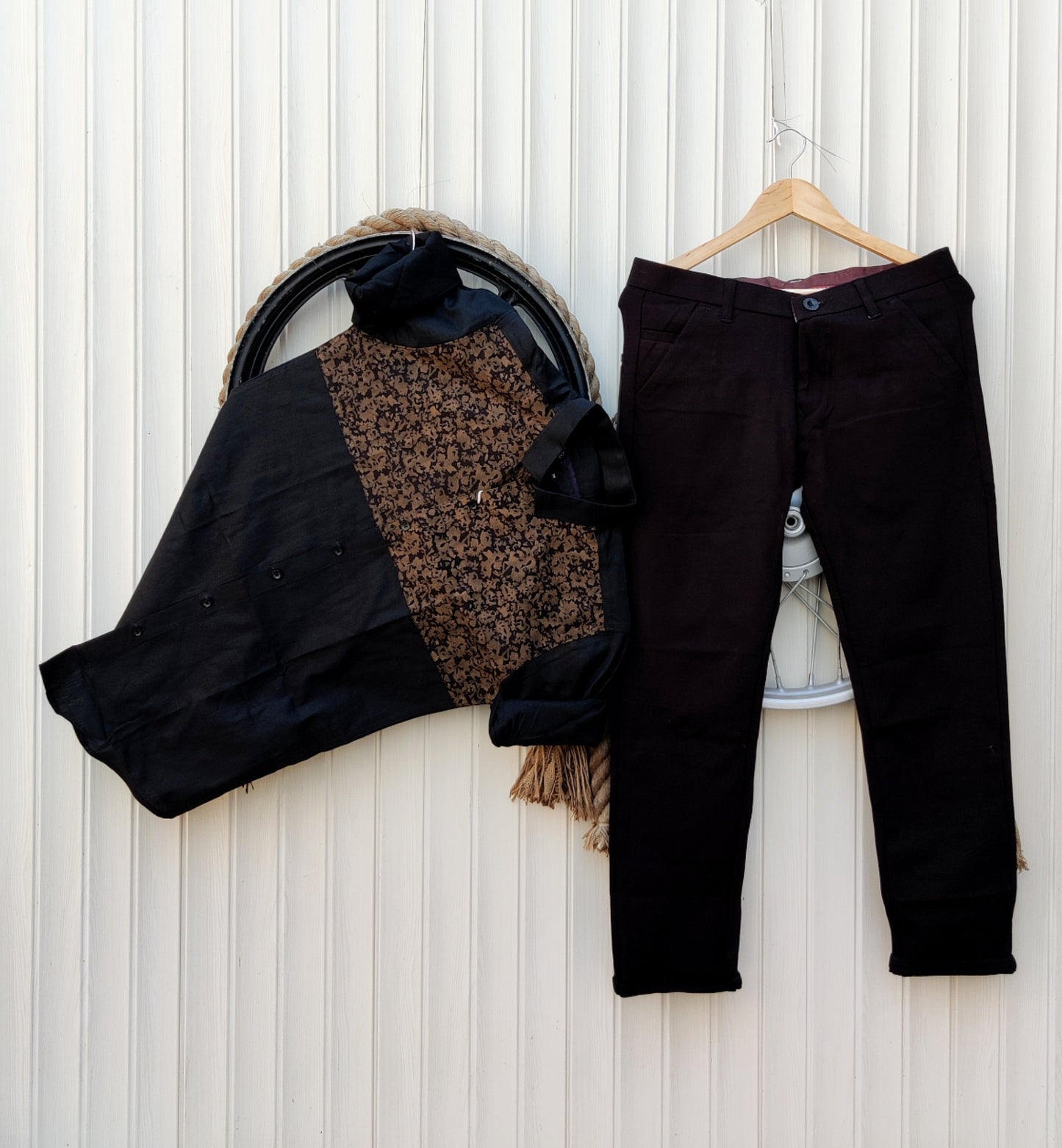 top and bottom set for men and boys