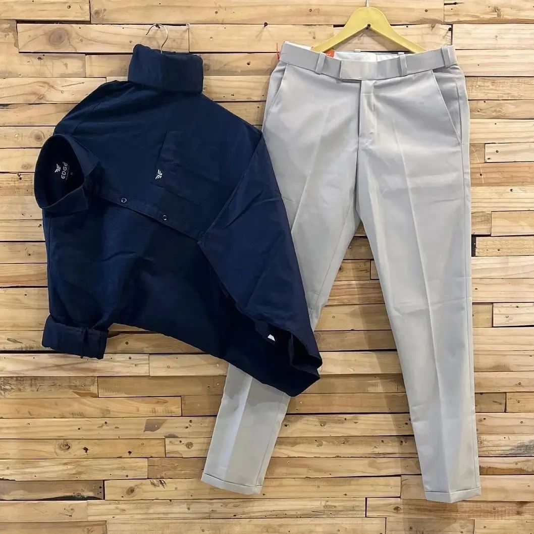 COTTON SHIRT AND PANT - COMBO