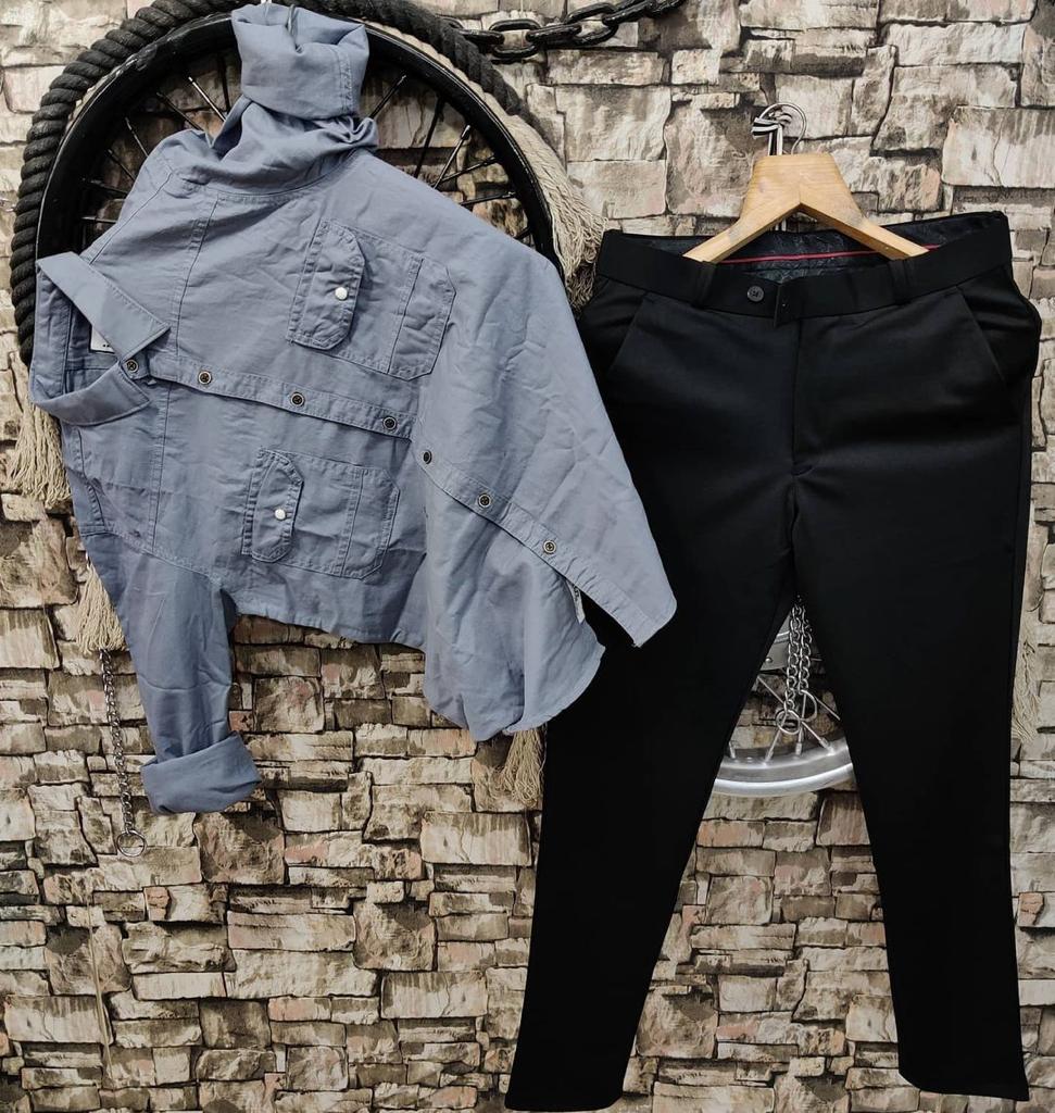 COTTON SHIRT AND PANT - COMBO