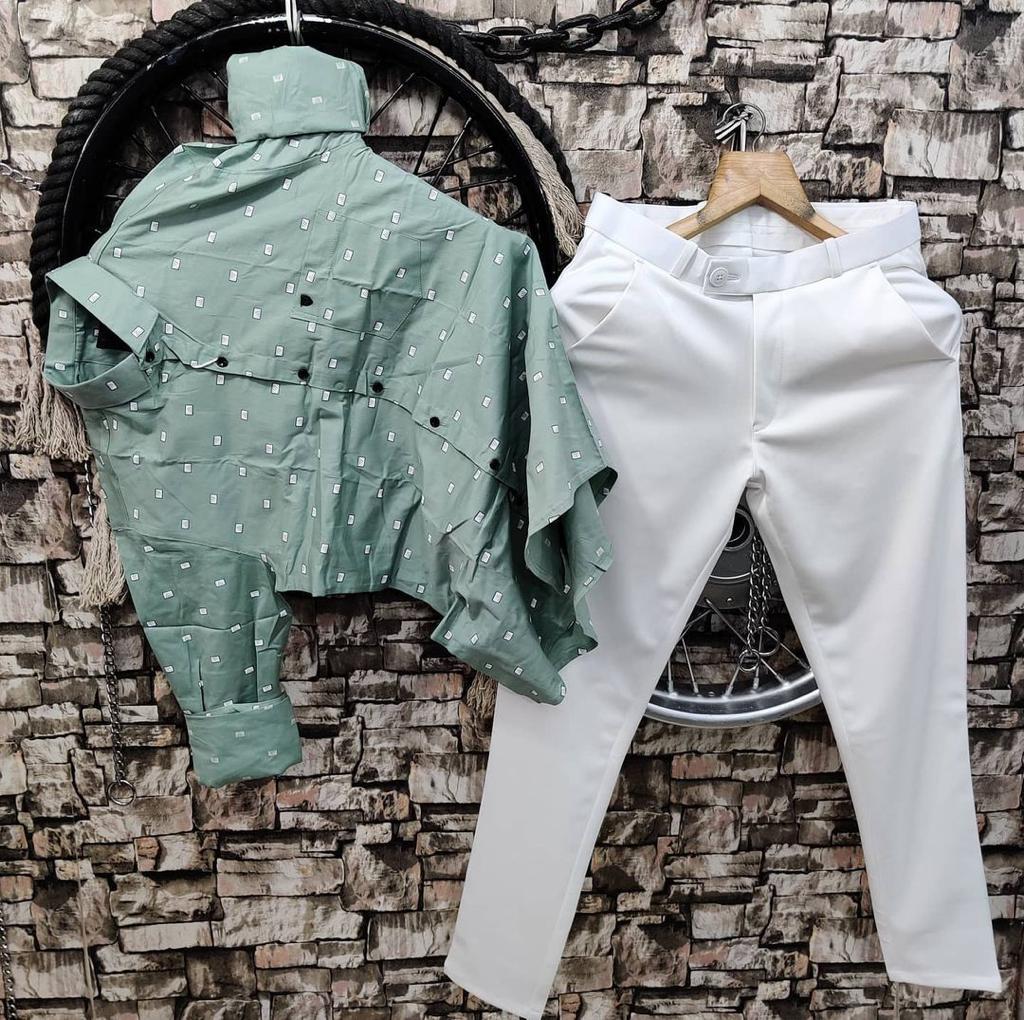 COTTON SHIRT AND PANT - COMBO