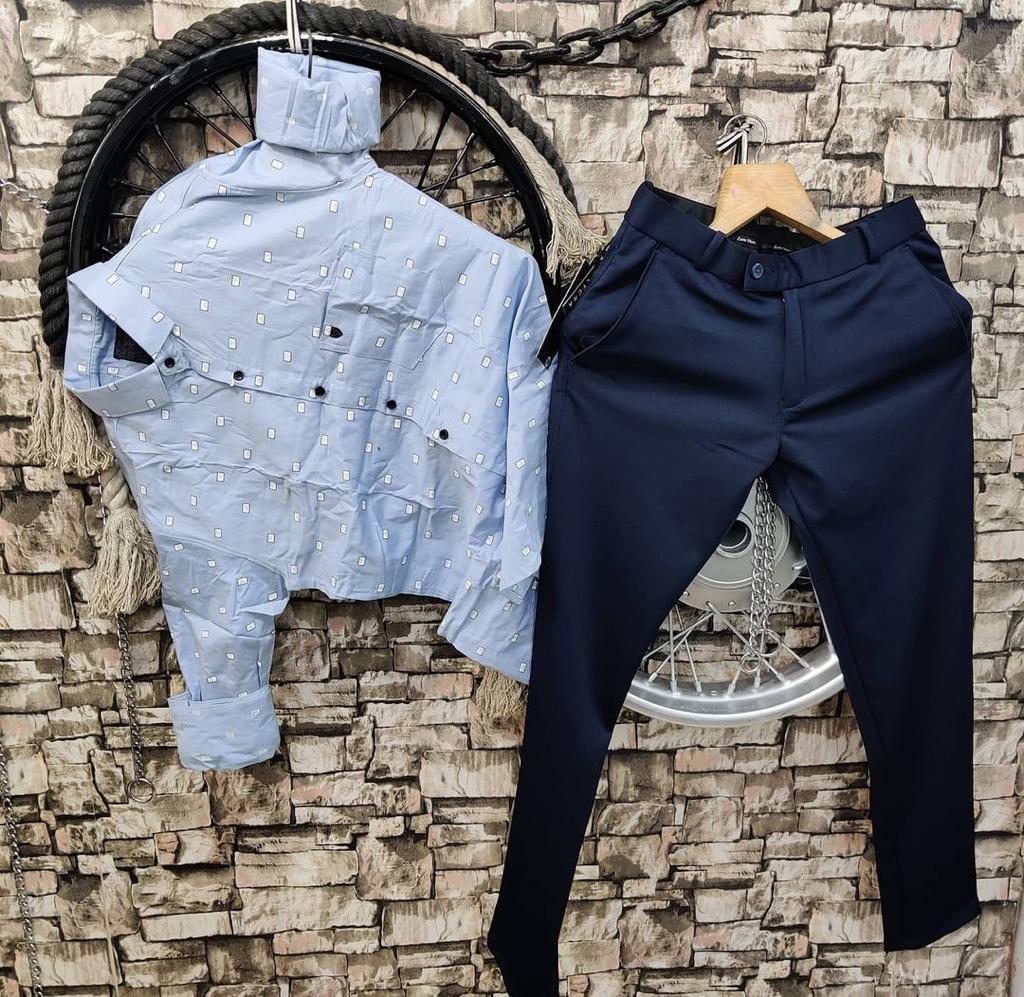 COTTON SHIRT AND PANT - COMBO