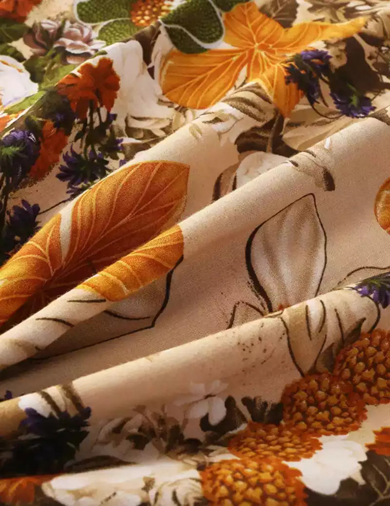 Delicious Beach and casual Multicolor Printed Shirt Cotton Material Half Sleeves Mens RoscoeShirts