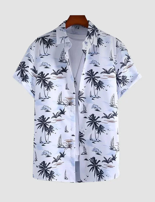 Men Regular Fit Printed Beach Wear Shirt RoscoeShirts