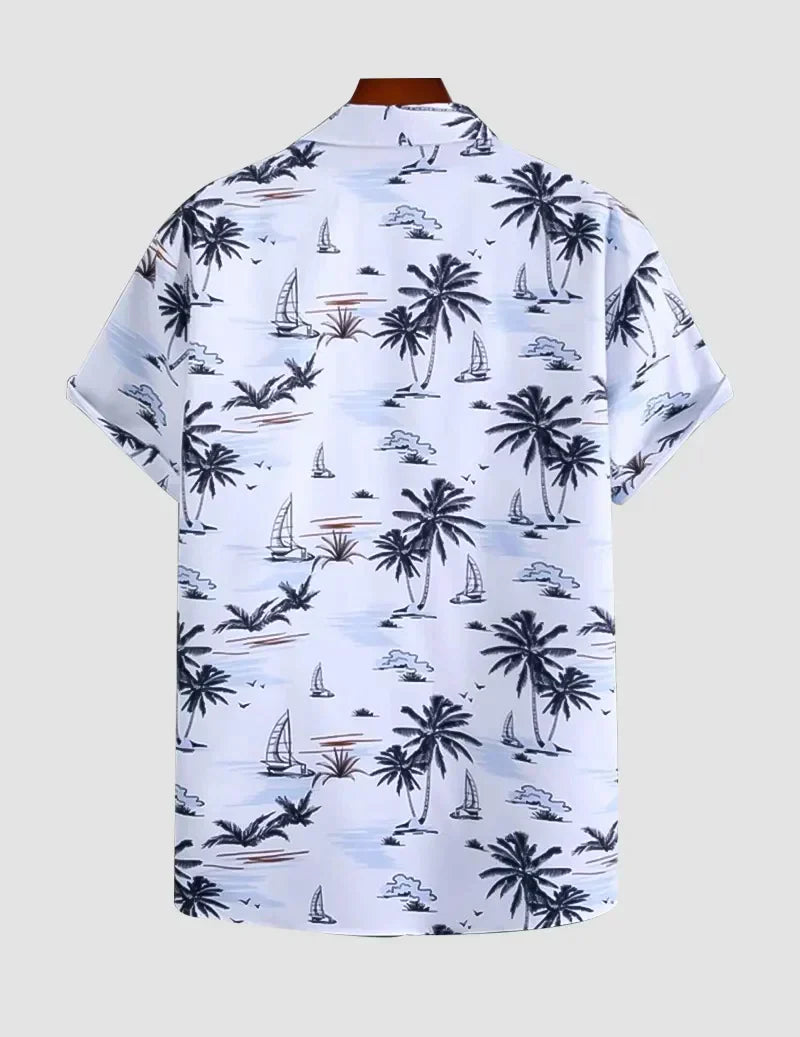 Men Regular Fit Printed Beach Wear Shirt RoscoeShirts