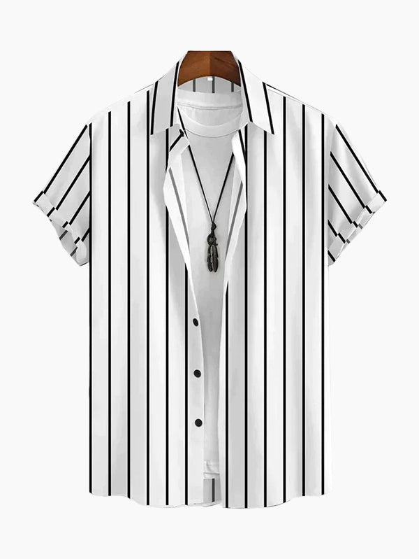 Lining Beach and casual Multicolor Printed Shirt Cotton Material Half Sleeves Mens blackdock