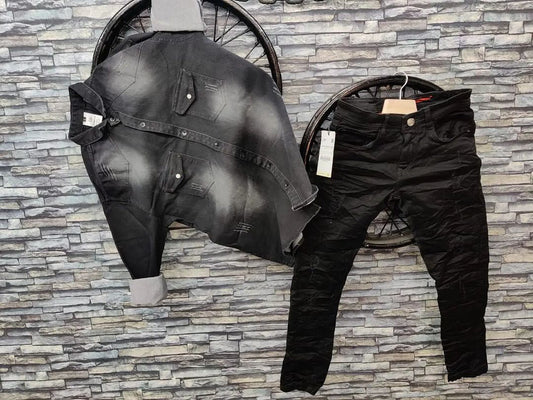DENIM SHIRT AND PANT - COMBO