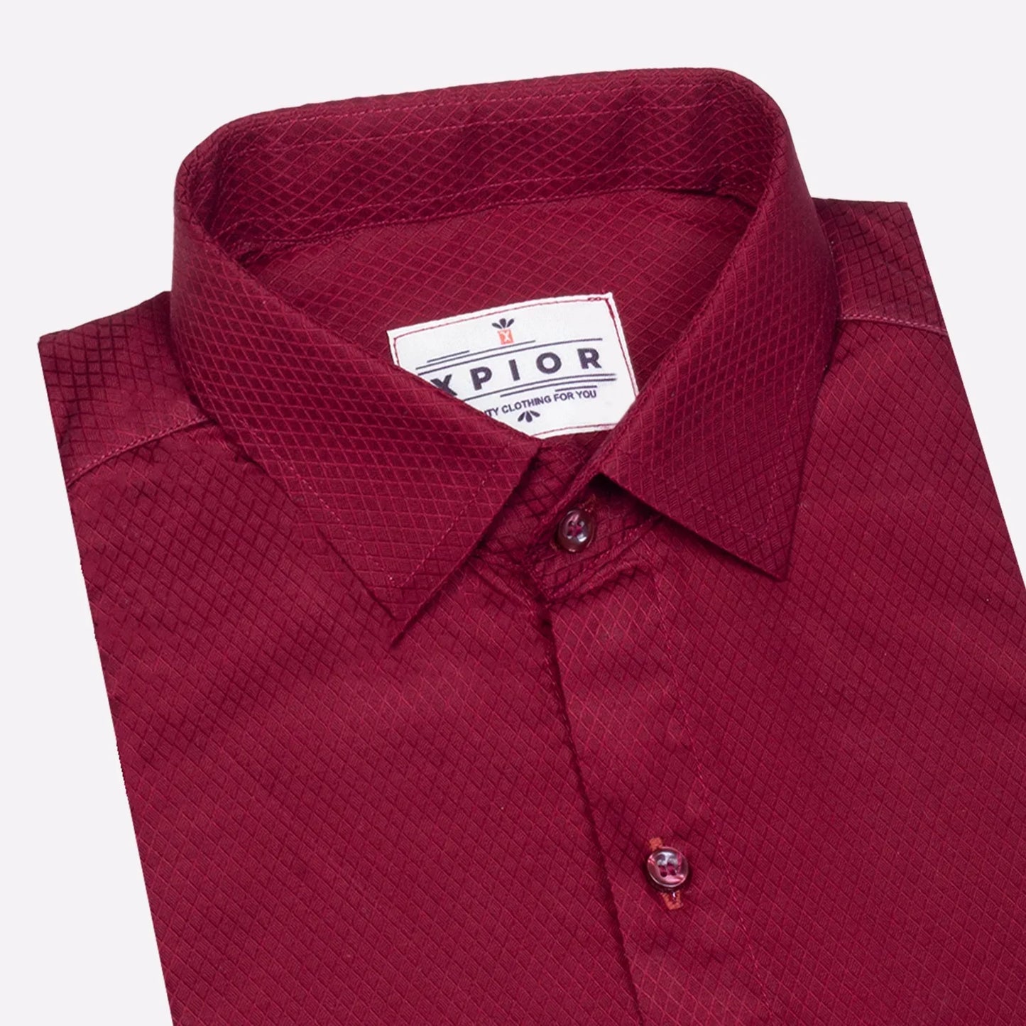 Men's Full Sleeves Plain Shirt Premium Collection Cotton Fabric Maroon