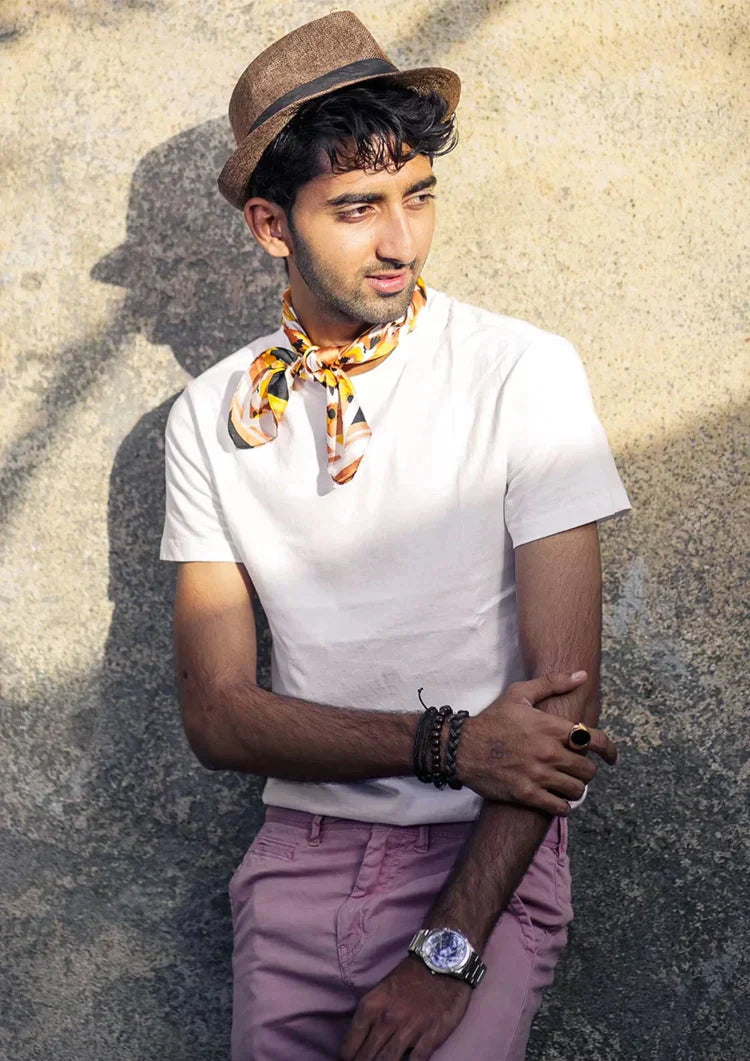 Tender Pattern Printed Casual Cotton Shirt Half Sleeves Multicolor for Men