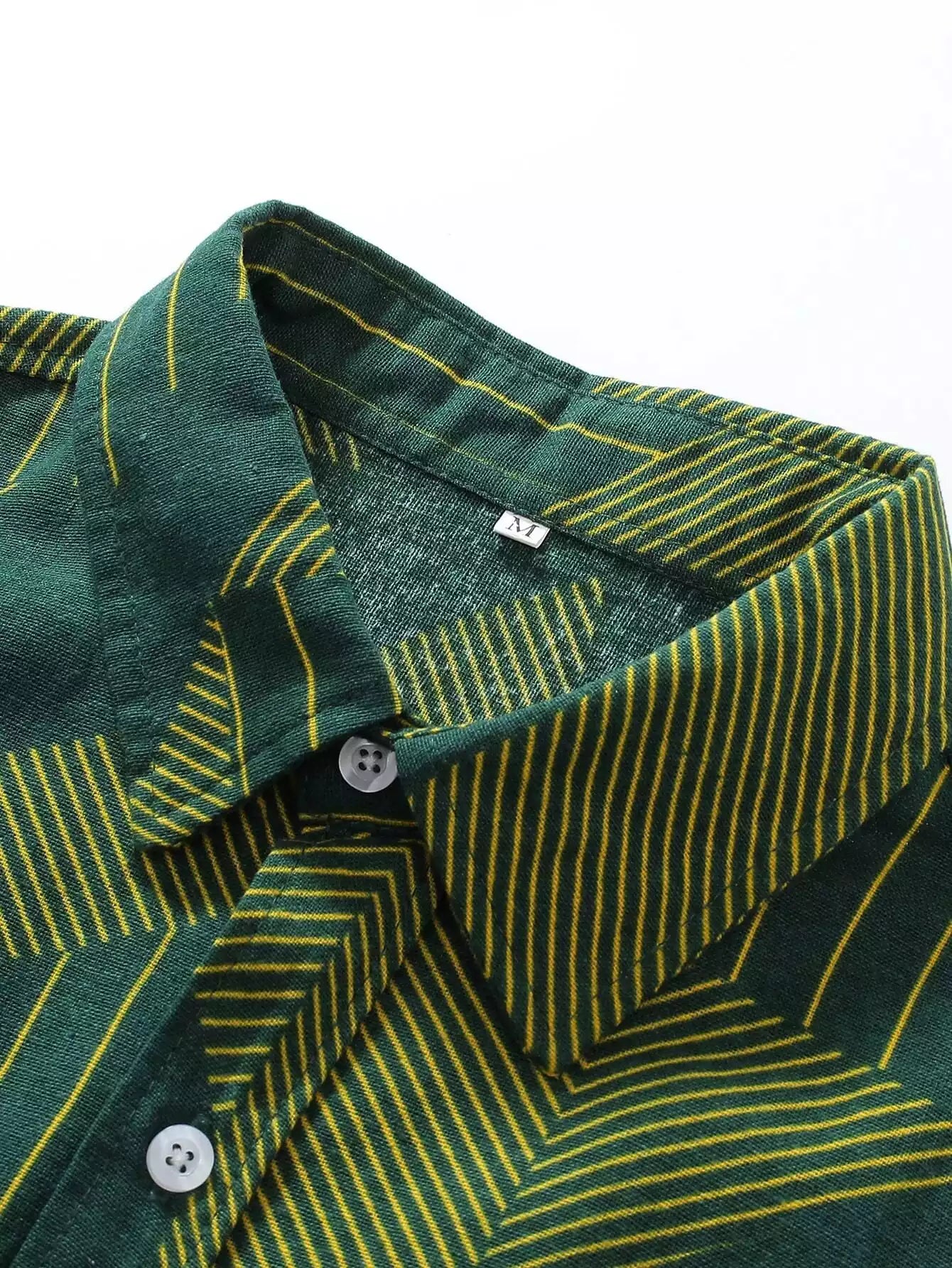 Green Mandala Design Beach and casual Multicolor Printed Shirt Cotton Material Half Sleeves Mens blackdock