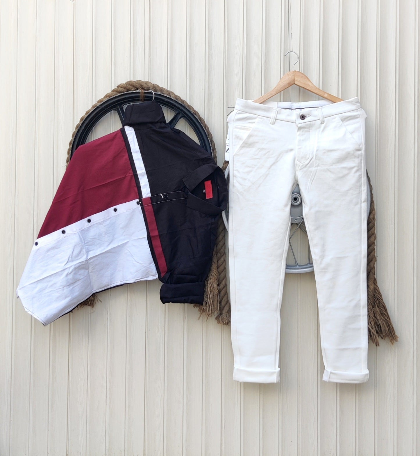 top and bottom set for men and boys