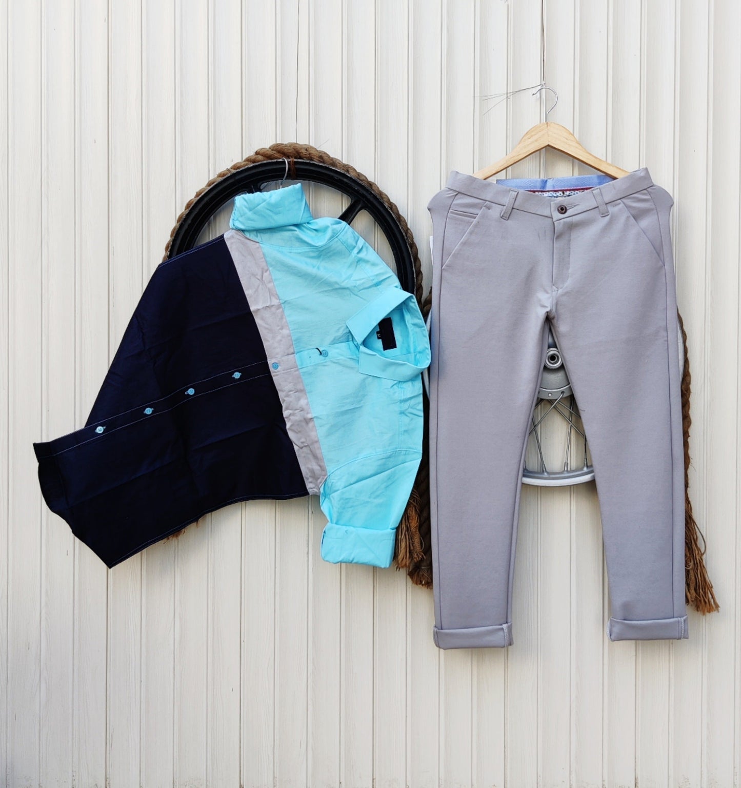 top and bottom set for men and boys