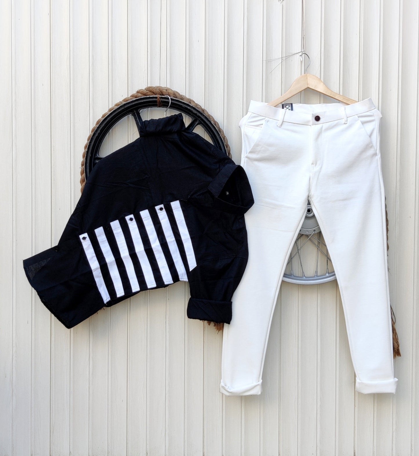 designer top and bottom set for men