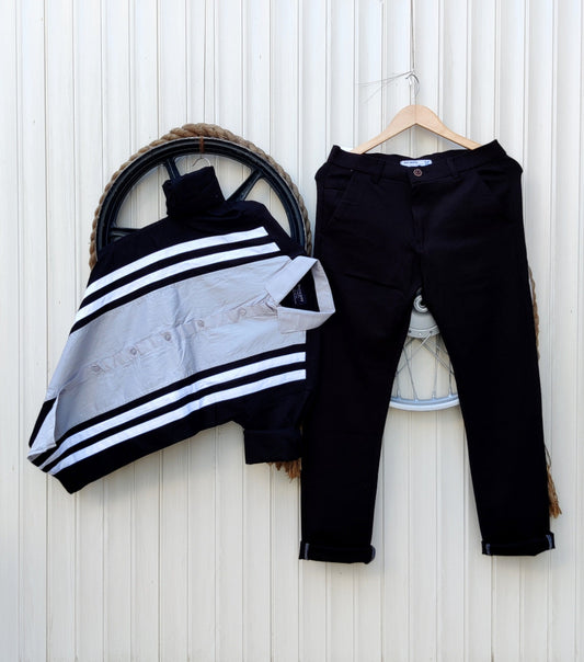 designer top bottom set for men