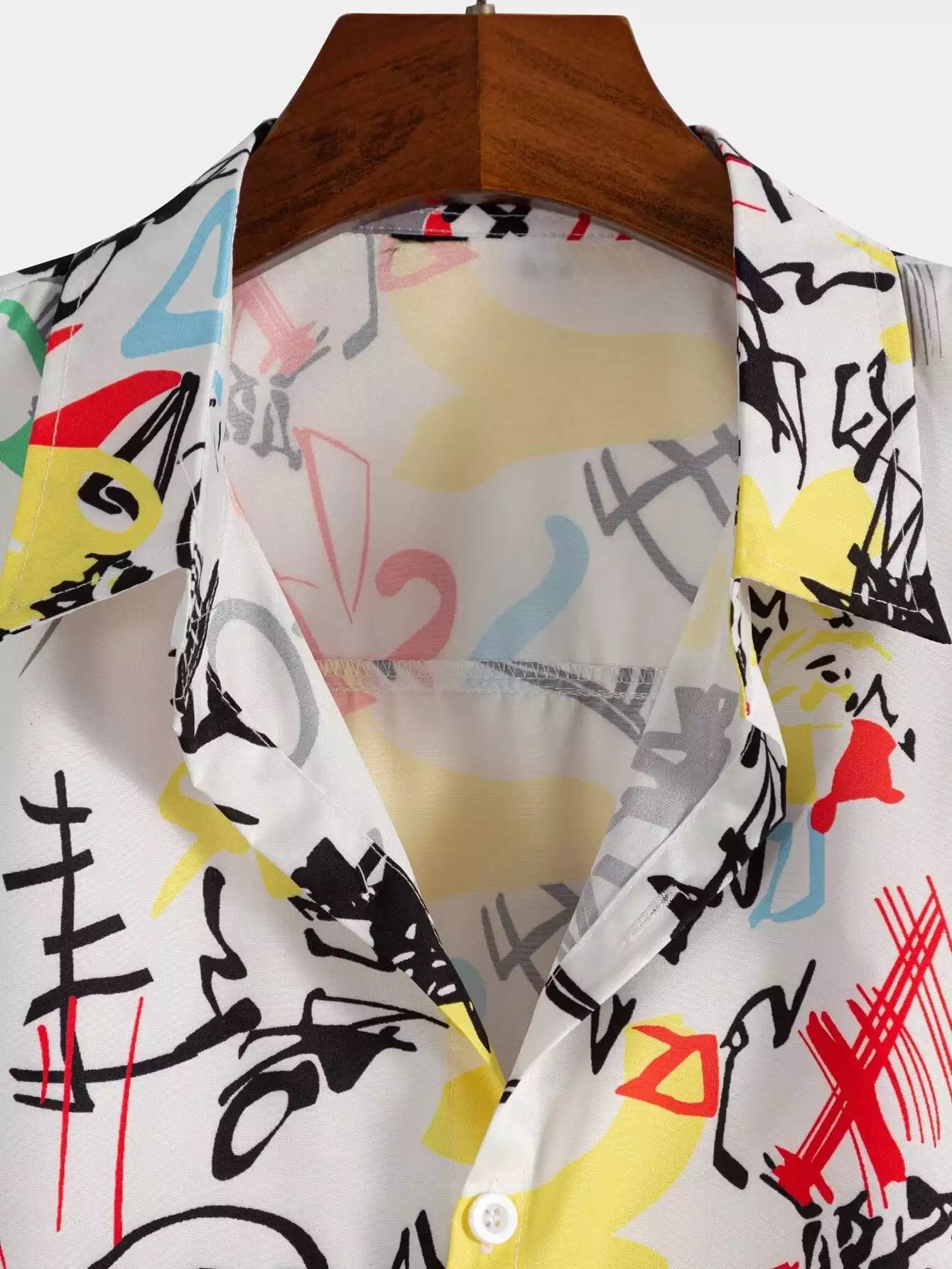 Halloween Pattern Beach and casual Multicolor Printed Shirt Cotton Material Half Sleeves Mens blackdock