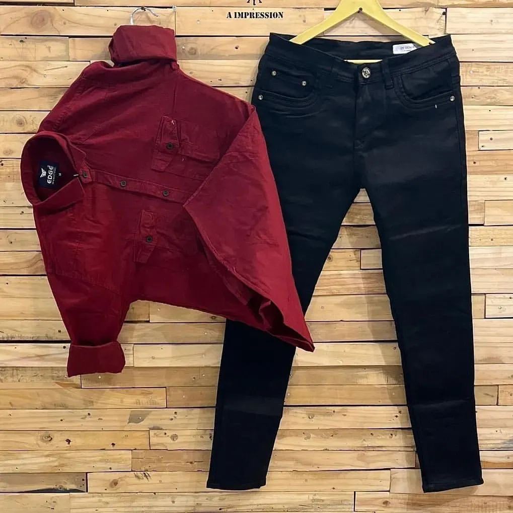 COTTON SHIRT AND PANT - COMBO