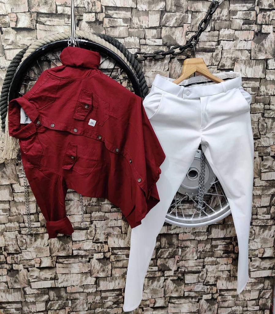 COTTON SHIRT AND PANT - COMBO