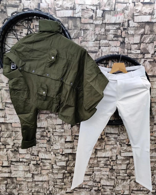 COTTON SHIRT AND PANT - COMBO