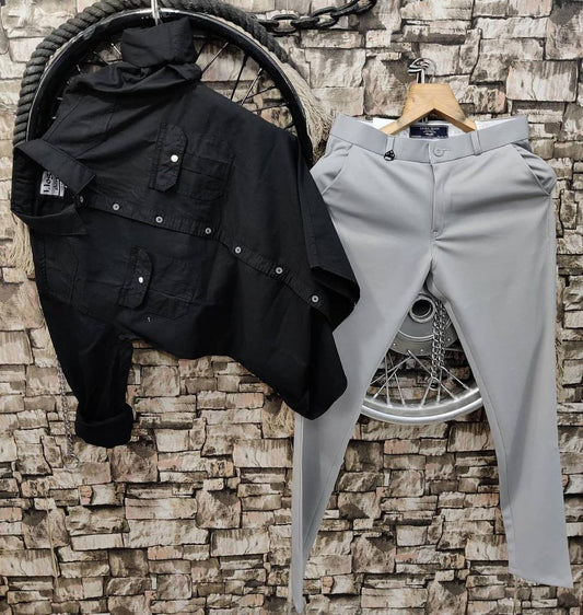COTTON SHIRT AND PANT - COMBO