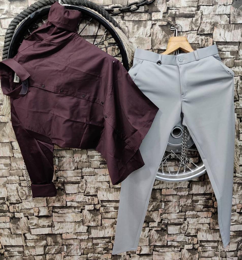 COTTON SHIRT AND PANT - COMBO