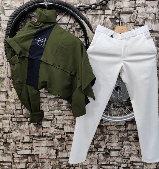 COTTON SHIRT AND PANT - COMBO