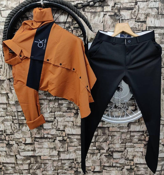 COTTON SHIRT AND PANT - COMBO