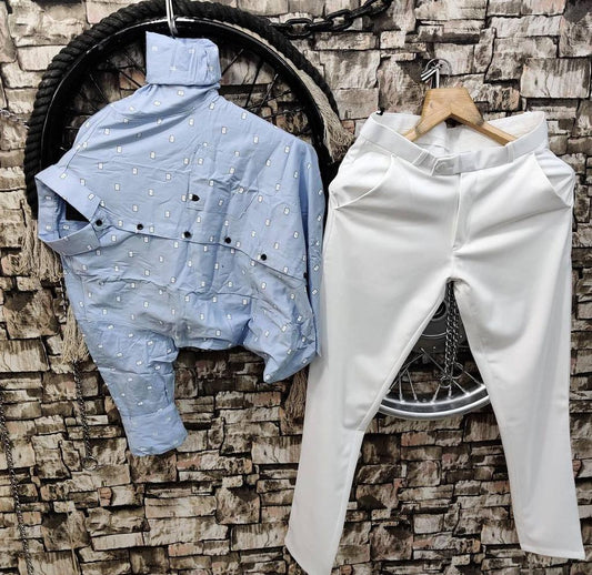 COTTON SHIRT AND PANT - COMBO