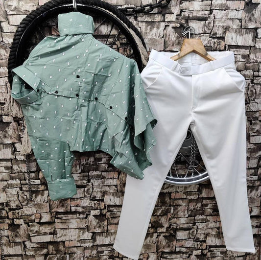 COTTON SHIRT AND PANT - COMBO