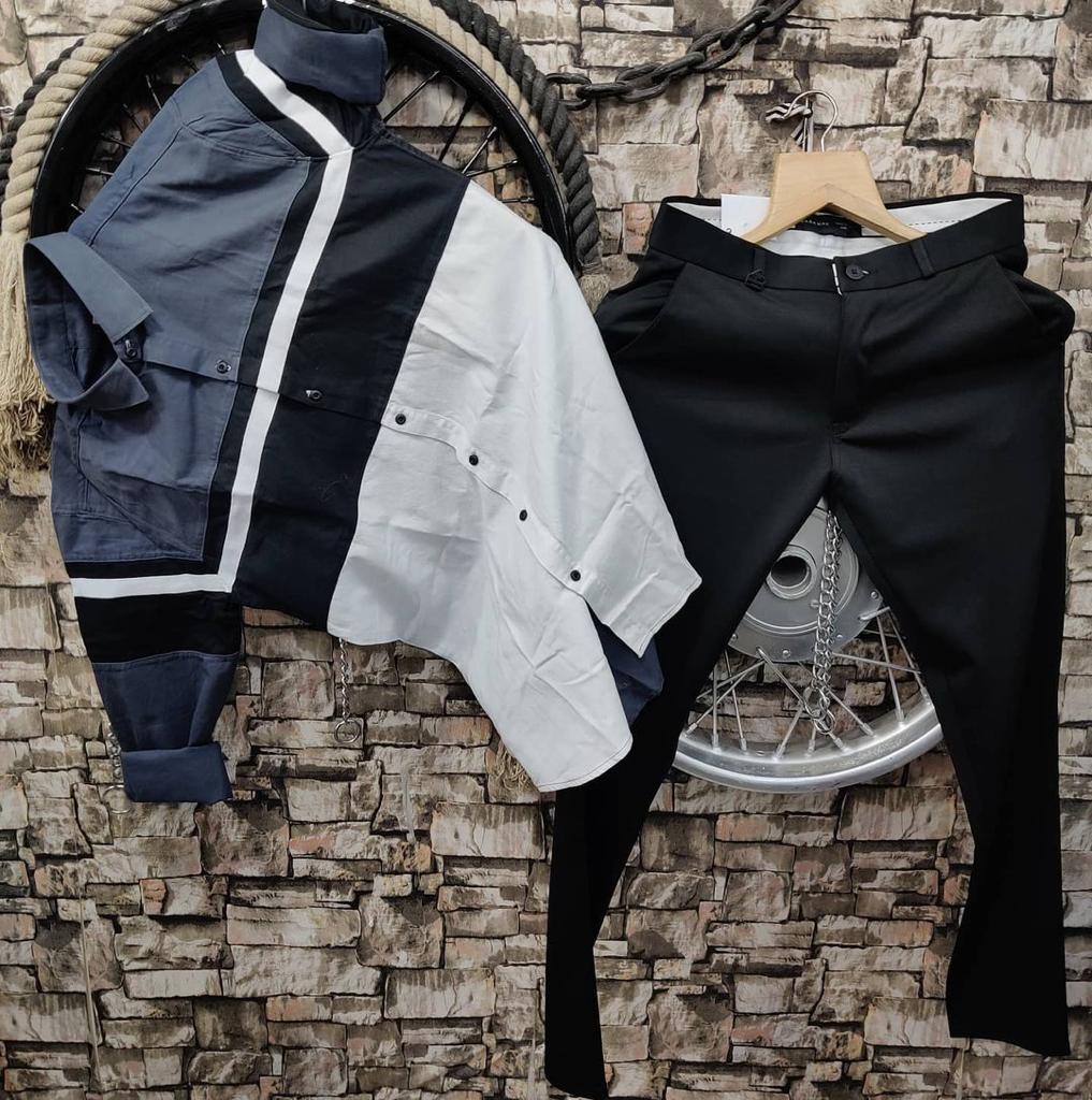 COTTON SHIRT AND PANT - COMBO