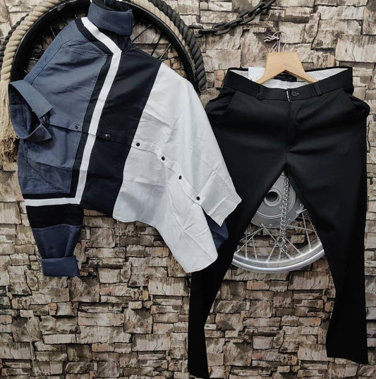 COTTON SHIRT AND PANT - COMBO
