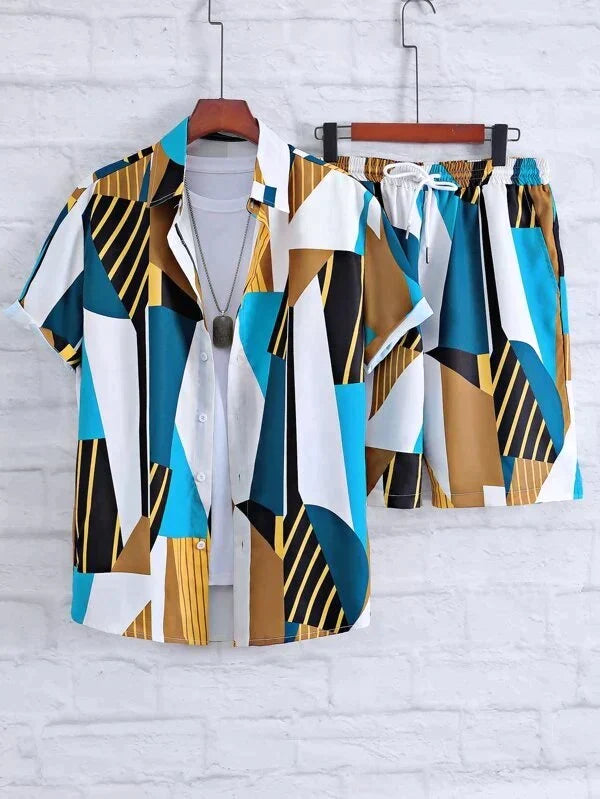 Abstract Tiles Design Co-ords Set