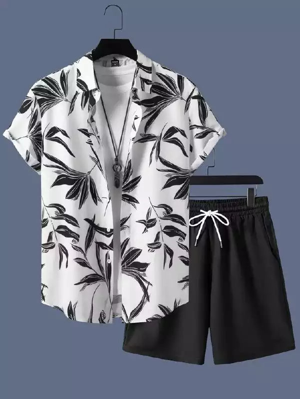 Black Leaves Design Co-ords Set