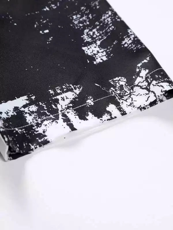 Black Paint Style Co-ords Set