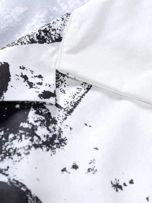 Black Paint Style Co-ords Set