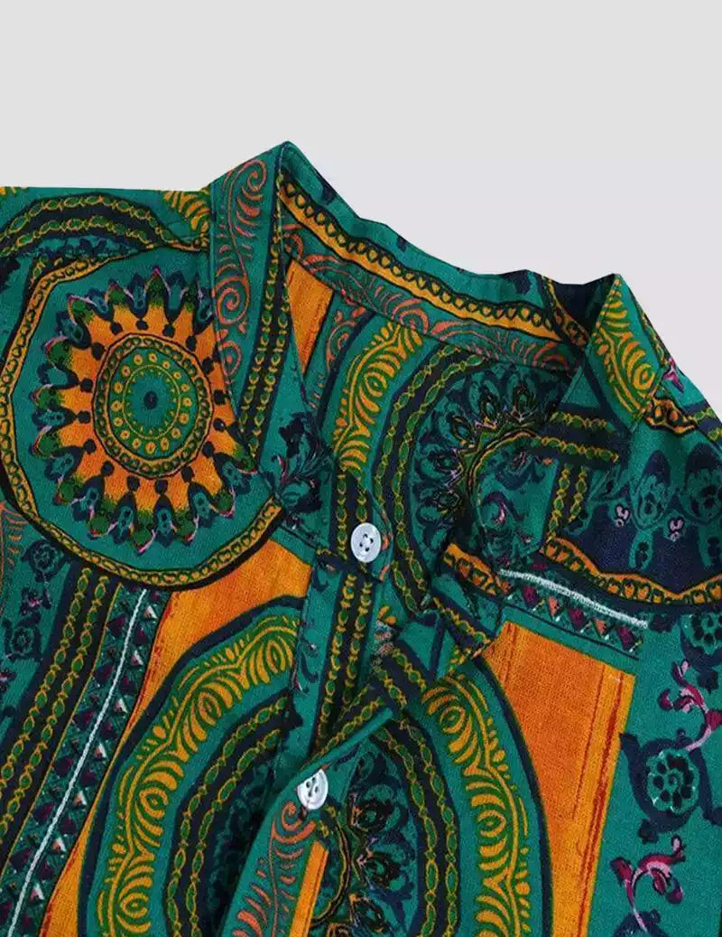 Beach and casual Multicolor printed Shirt Cotton Material Half Sleeves Mens RoscoeShirts