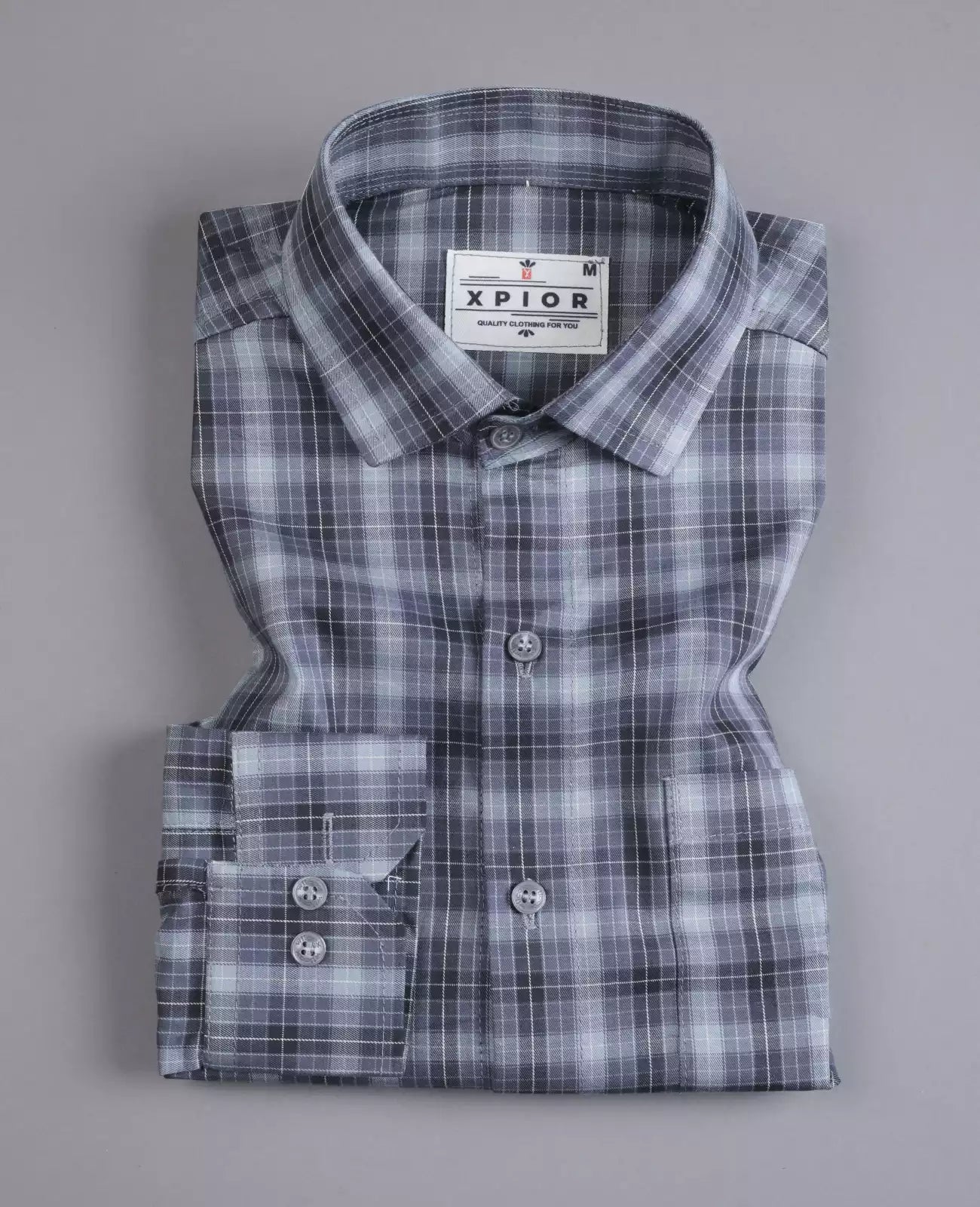 Men's Full Sleeves Checks Shirt Premium Collection Cotton Fabric Multicolor