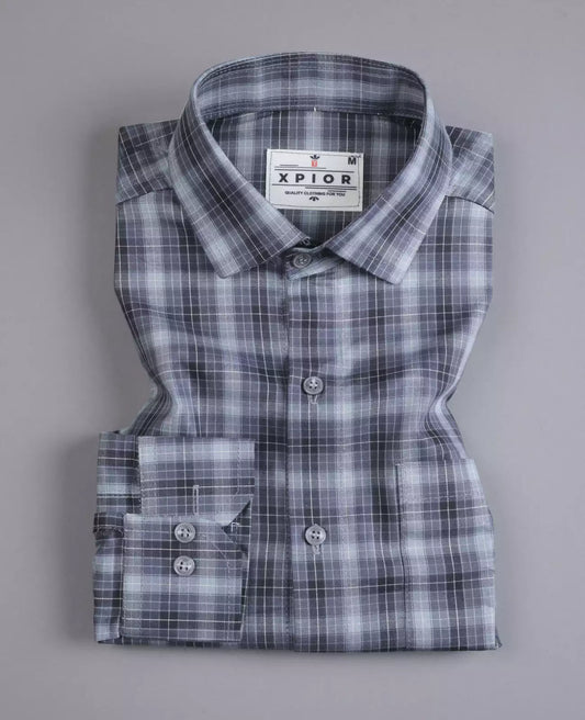 Men's Full Sleeves Checks Shirt Premium Collection Cotton Fabric Multicolor